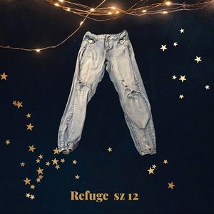 Refuge distressed skinny jeans - size 12